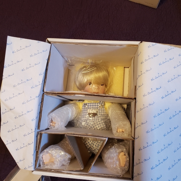 Danbury Mint Toys Davey Porcelain Doll By Linda Steele Danbury Mint